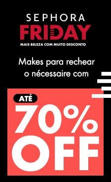 Makes para rechear o nécessaire com até 70% OFF